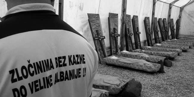 „Zbrodnia bez kary dla Wielkiej Albanii”